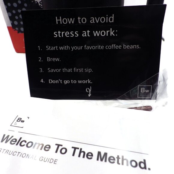 Barista Warrior Coffee Maker French Press Thermometer Insulated Coffee Press - Picture 2 of 8